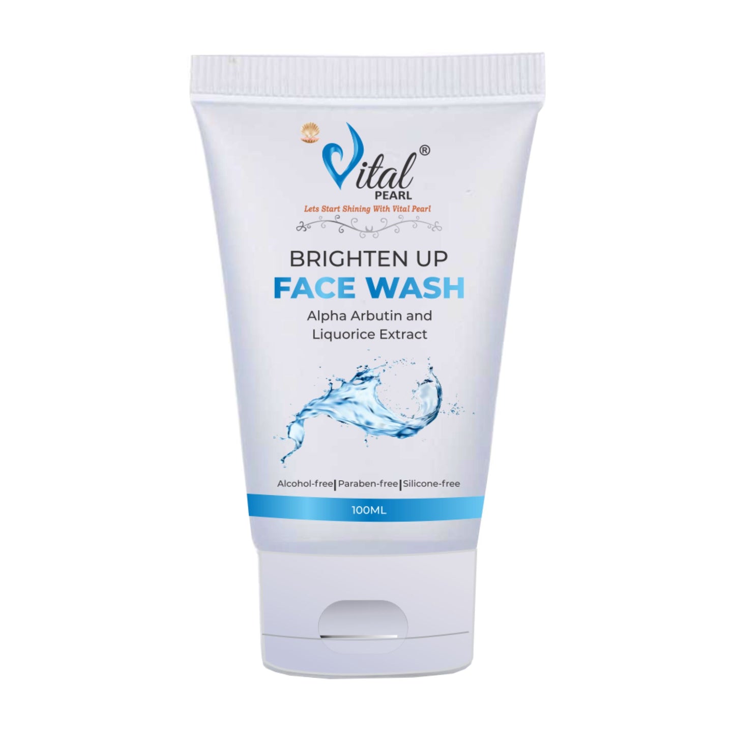 Vital Pearl Brighten Up Face Wash - Alpha Arbutin and Liquorice Extract