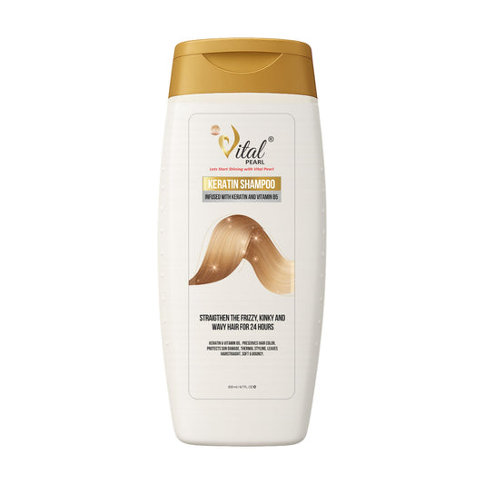 Vital Pearl Keratin Shampoo - Infused with Keratin & Vitamin B5