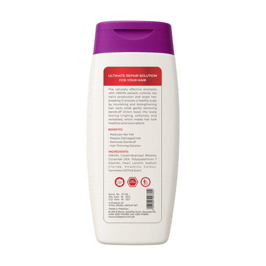 Vital Pearl Onion Shampoo - 100% Pure Onion Hair Care