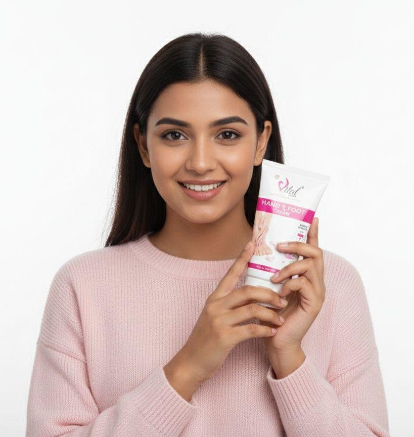 Vital Pearl Hand & Foot Cream - Vitamin E & Aloe Vera Extract