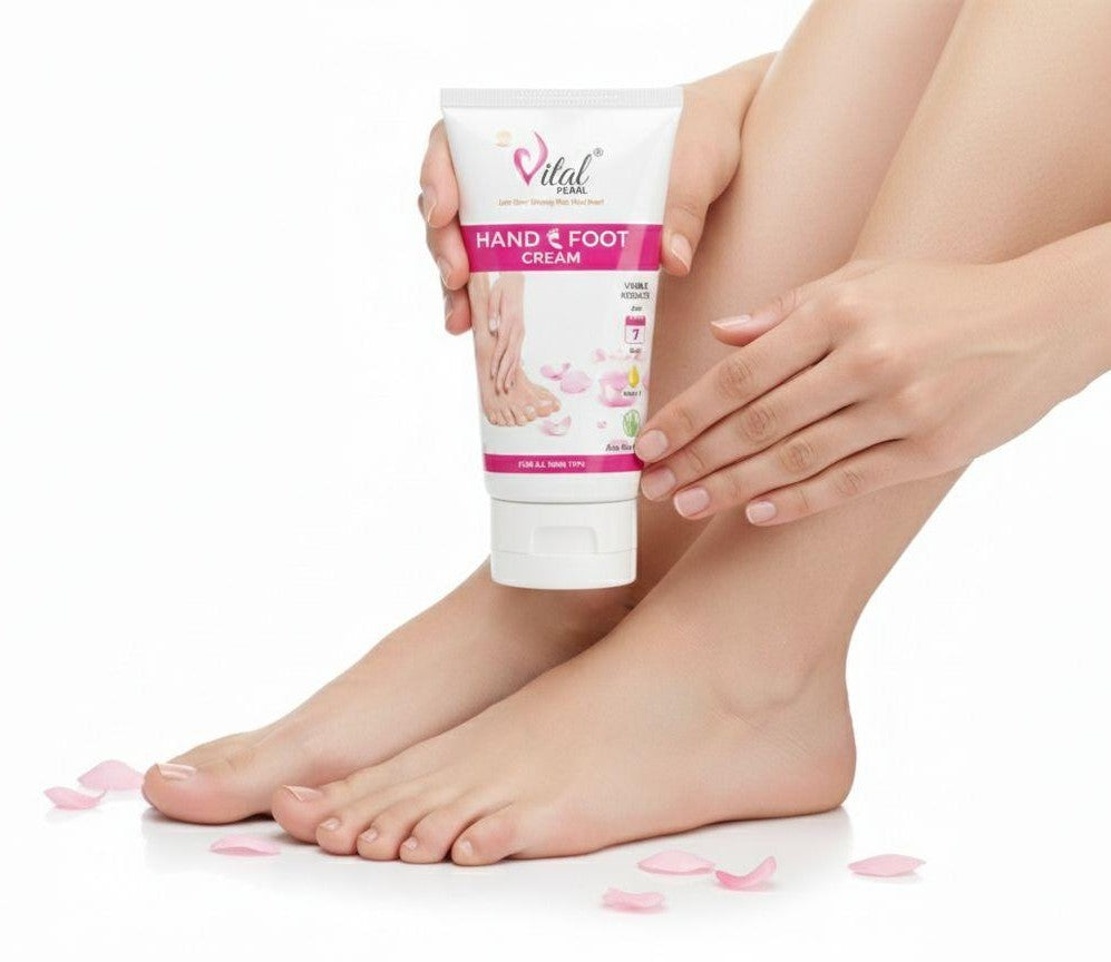 Vital Pearl Hand & Foot Cream - Vitamin E & Aloe Vera Extract