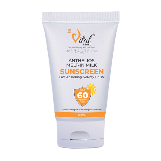 Vital Pearl Anthelios Melt-In Milk Sunscreen SPF 60 - Fast Absorbing